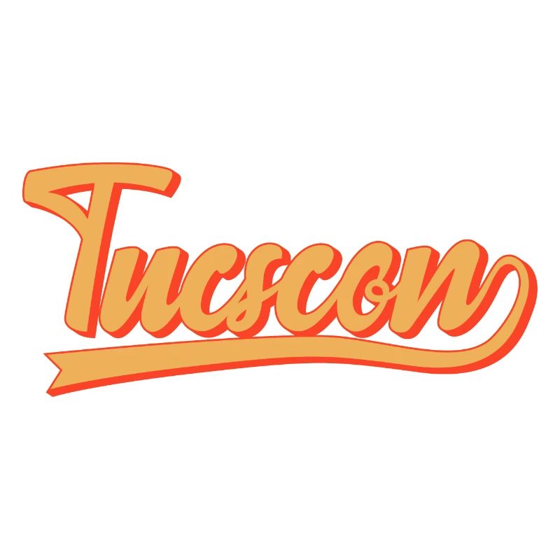 Tucson Retro Schriftzug