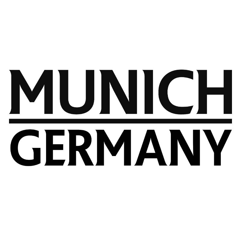 München – Deutschland Textdesign