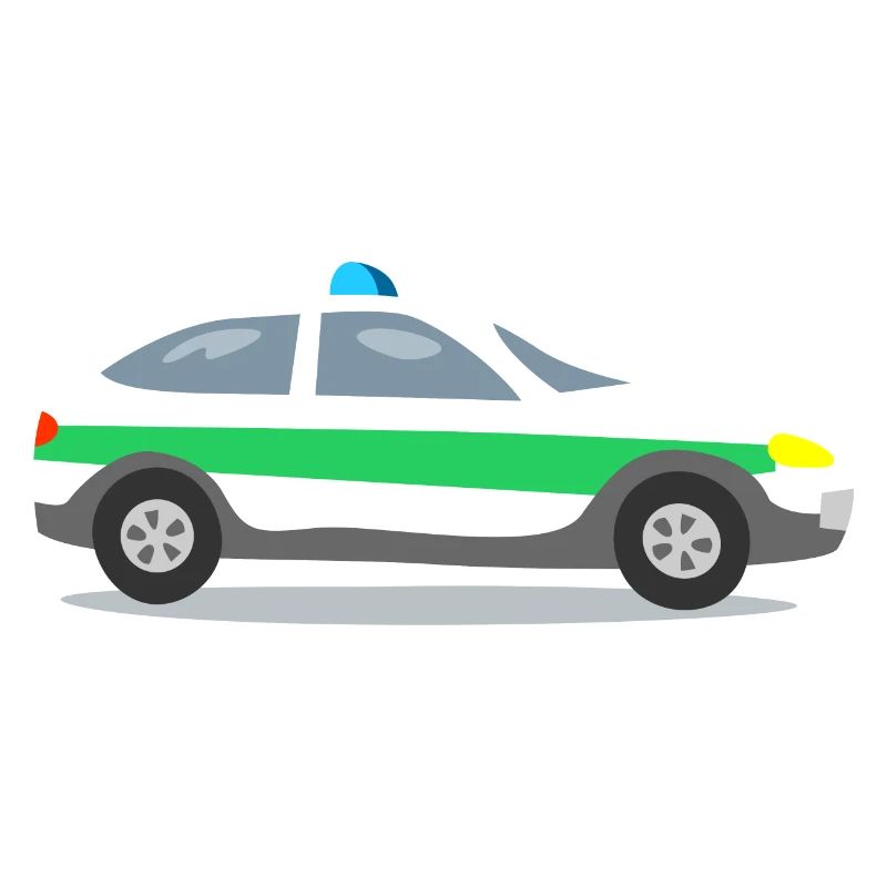 Polizeiauto mit Blaulicht