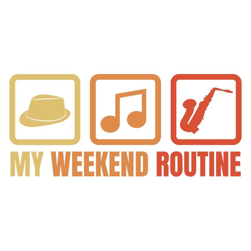 Saxophonist Wochenendroutine