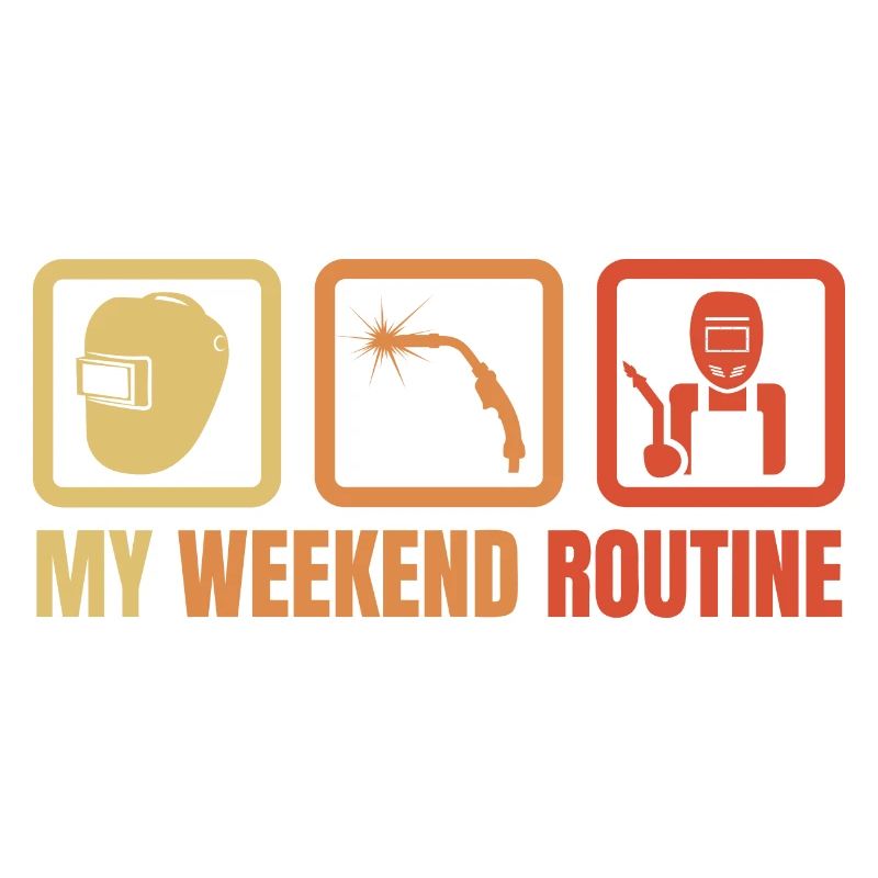 Schweißer Wochenendroutine