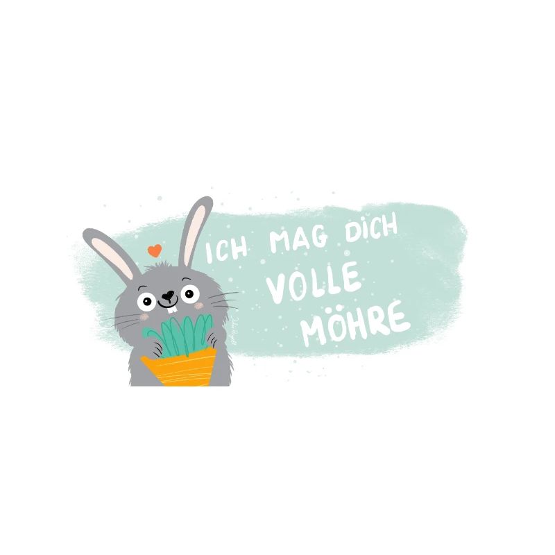 Vollmöhre Liebesbotschaft Hase