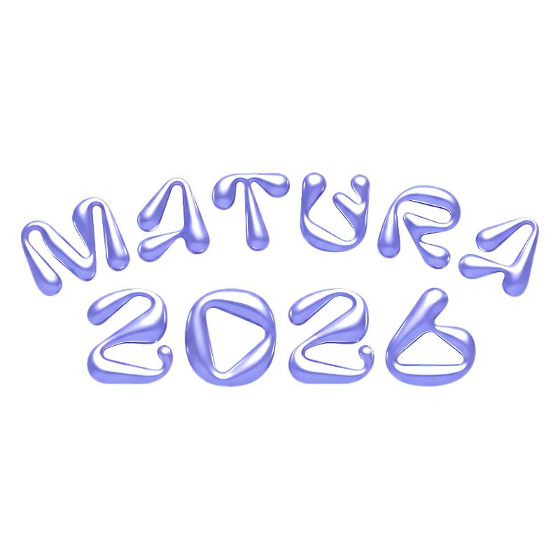 Matura 2026 Neon Blau