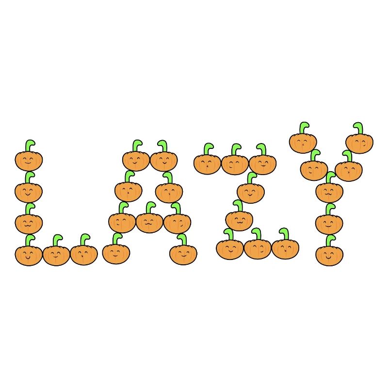 Pumpkin lazy
