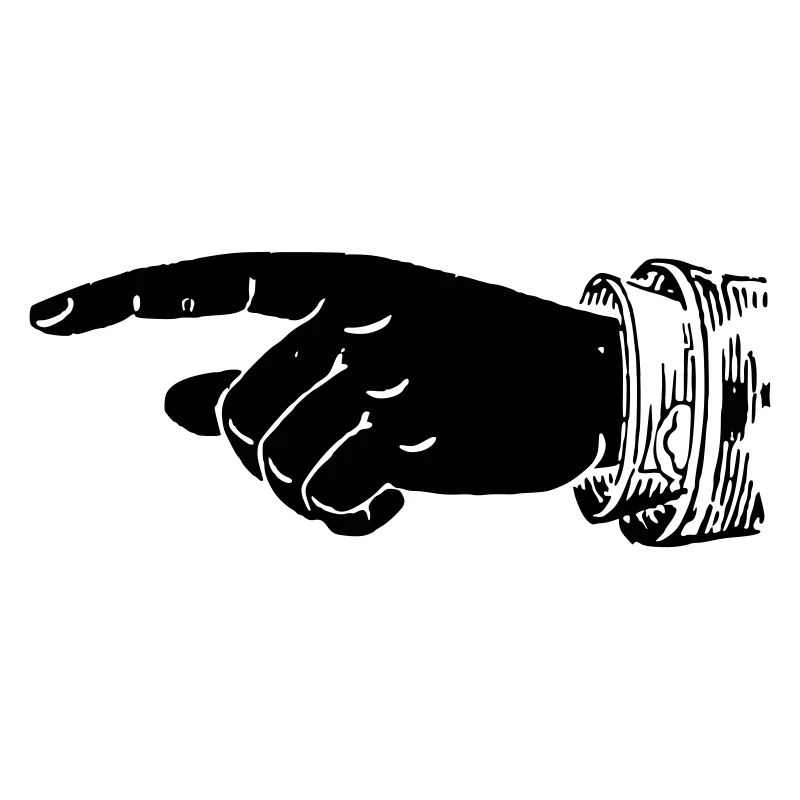 Hand - Fingerzeig