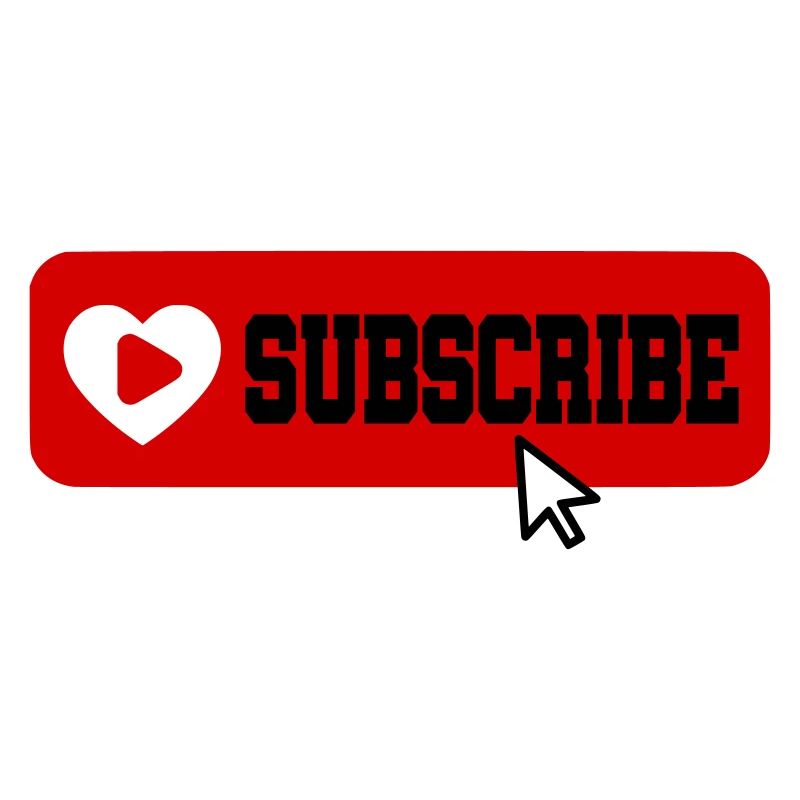 Fabulous YouTube Channel Subscribe Button Icon