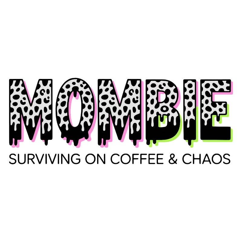 MomLife Leopard Neon Coffee