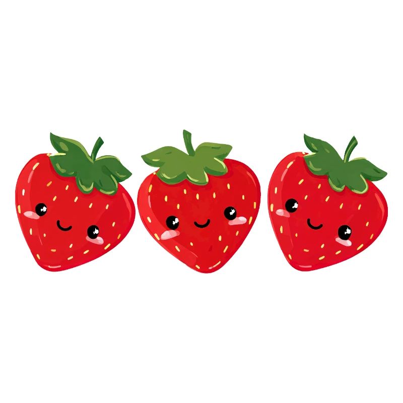 Erdbeeren Süße Gesichter