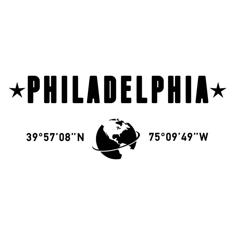 Philadelphia Coordinates Planet Earth