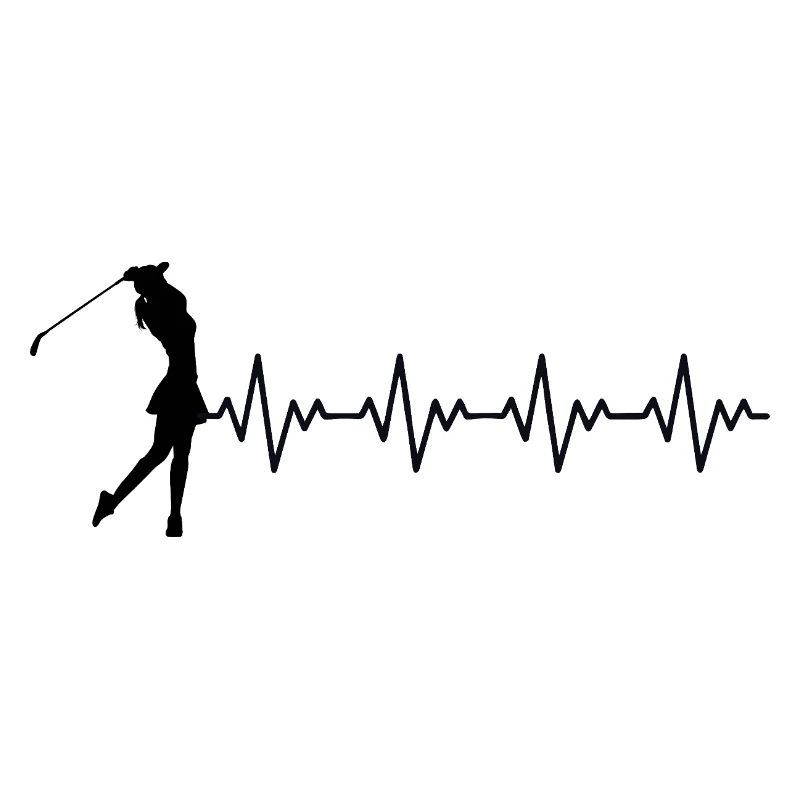 Golfeuse Golfeuse Coup de golf ECG Battement de cœur