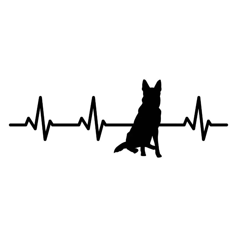 Schäferhund Herzklopfen