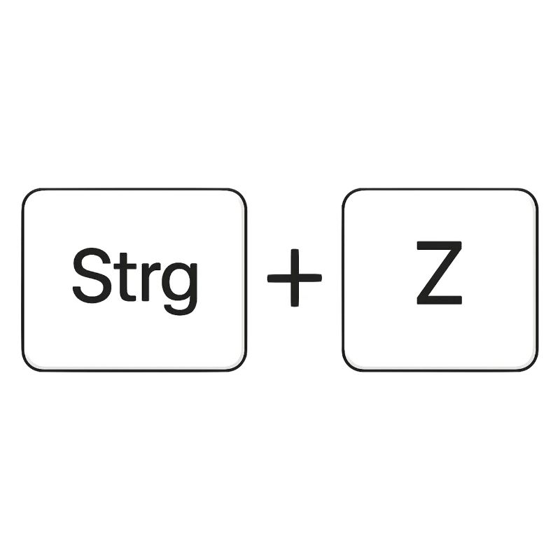 Strg + Z