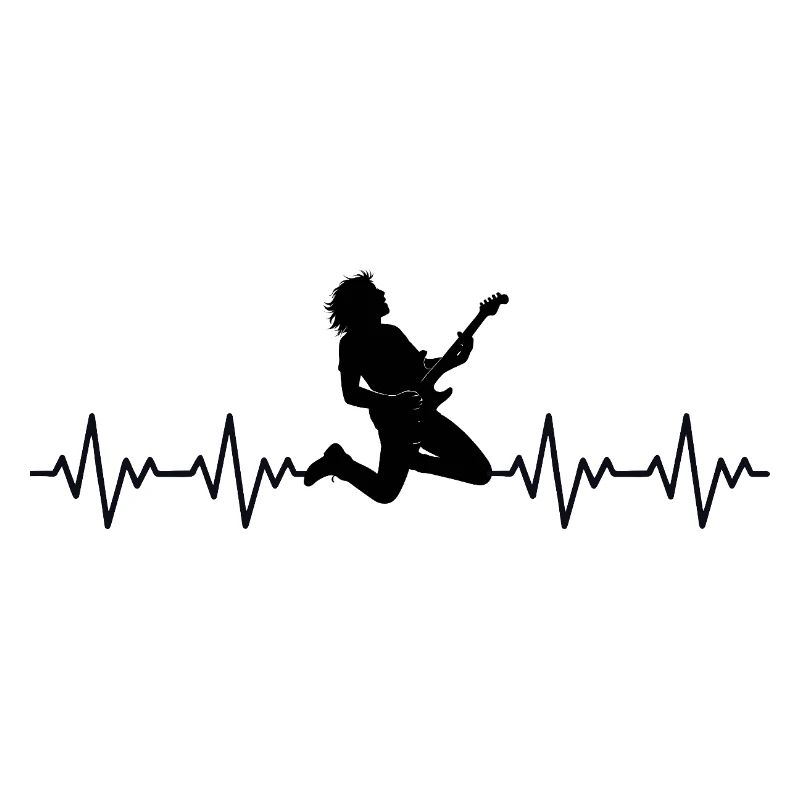 Rock Musik EKG Herzschlag