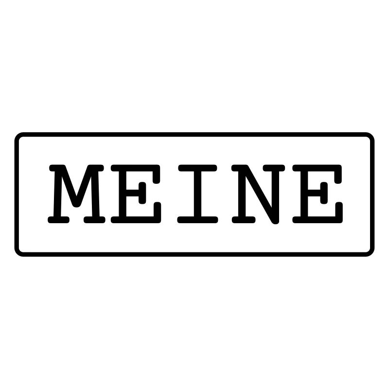 Meine Eigentum Besitz Geschenk