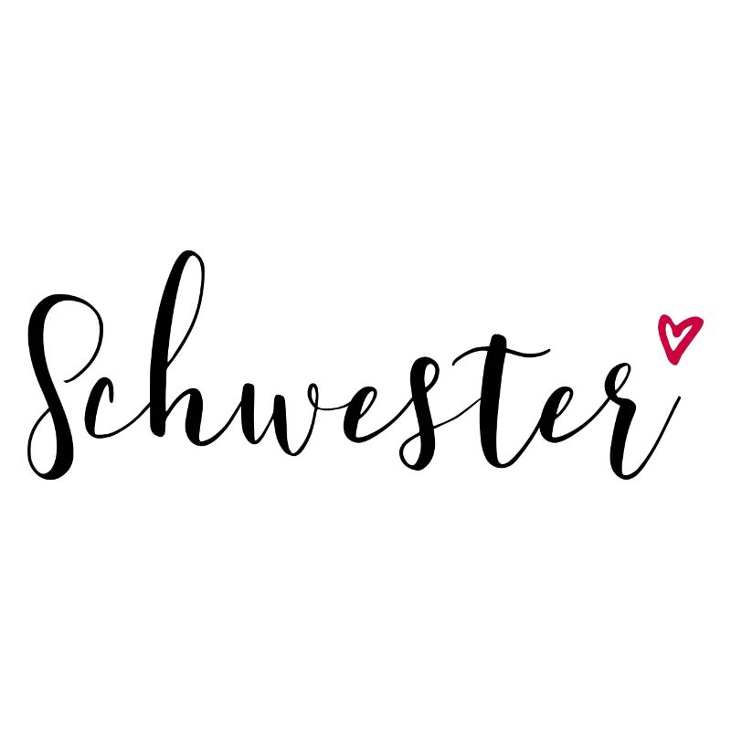 Schwester Herz Geschenkidee