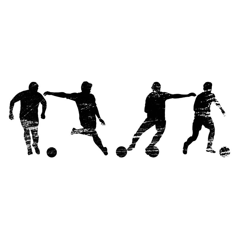 Fußballspieler Skizze