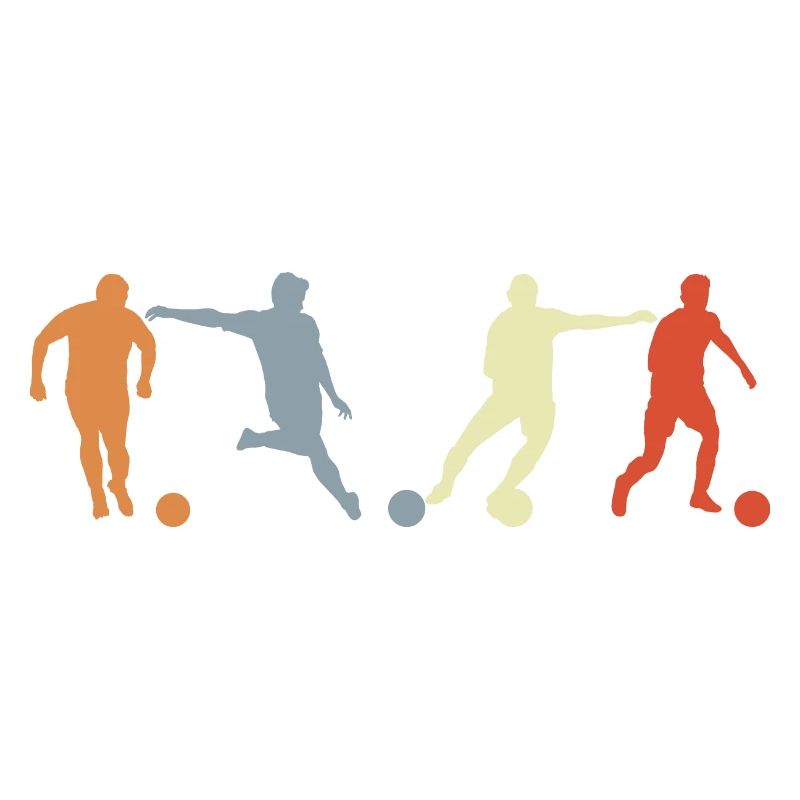 Fußballspieler Zeichnung