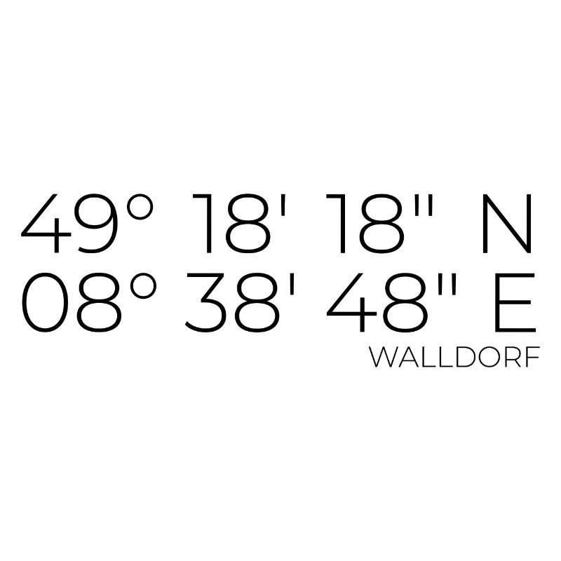 Coordinates Walldorf
