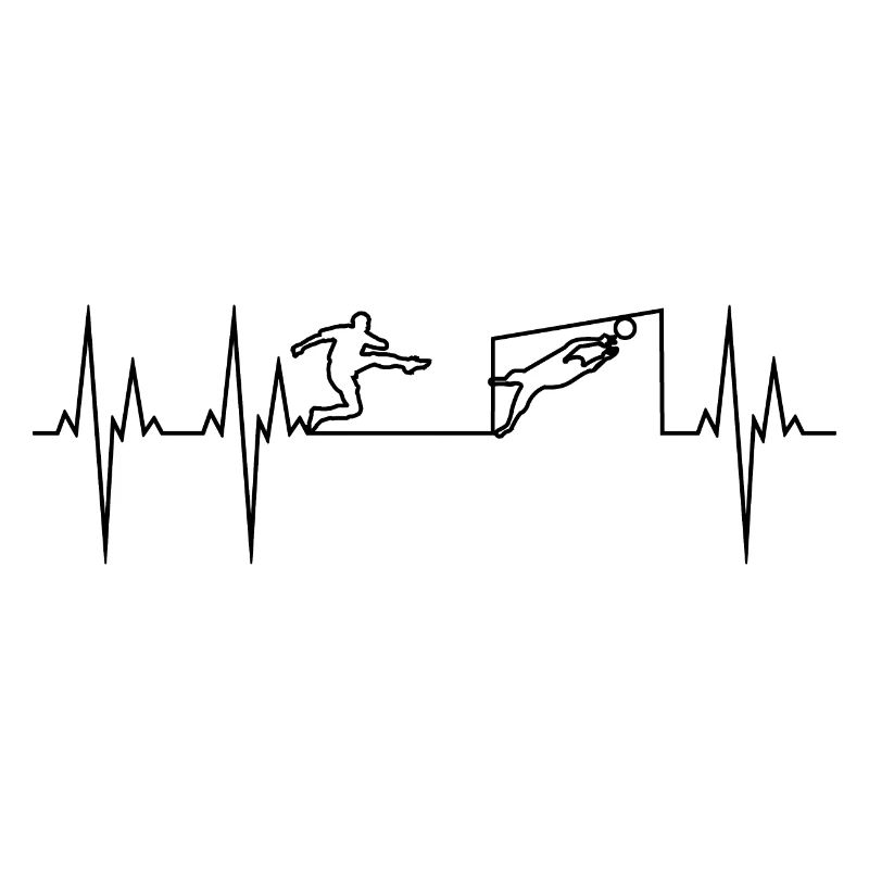 Fußball Elektrokardiogramm EKG