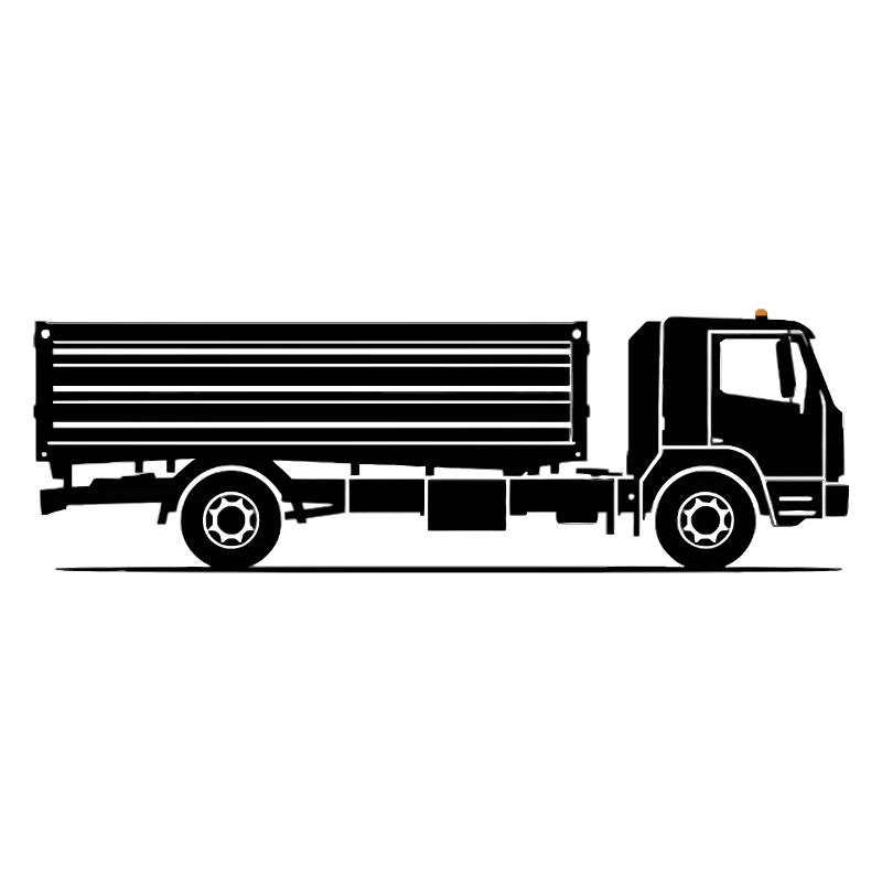 Muldenkipper Silhouette