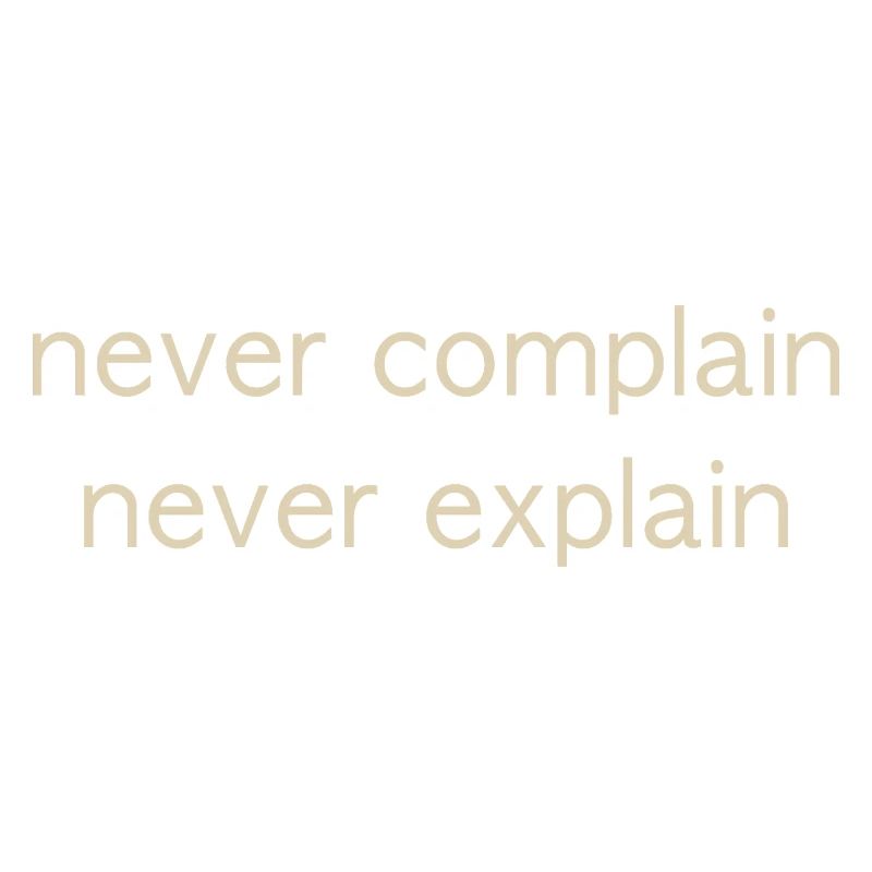 never