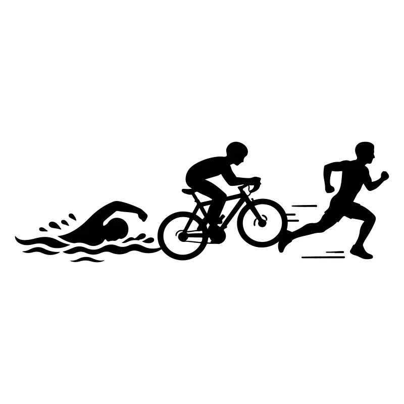 Triathlon Silhouette Sport