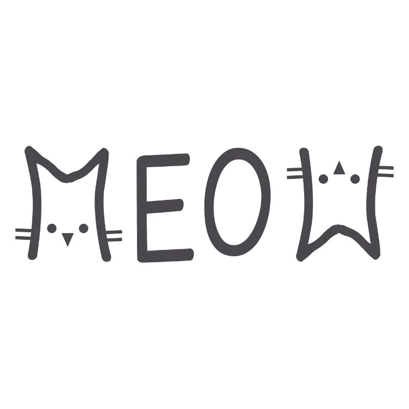 meow Katze Katzenliebhaber