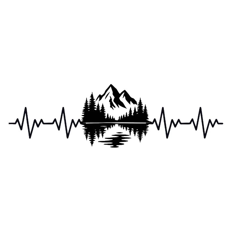 Berge EKG Herzschlag