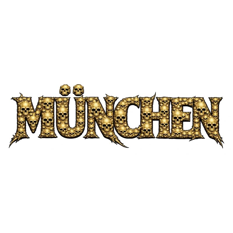 München Gothic Schädel-Logo