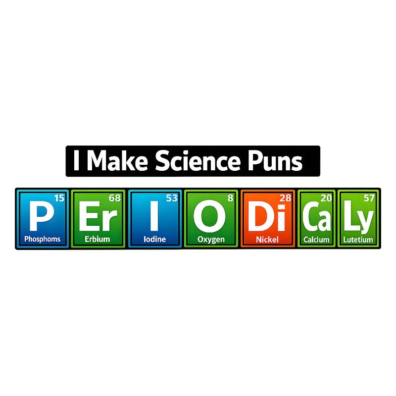 Science Puns: I Make Science Puns