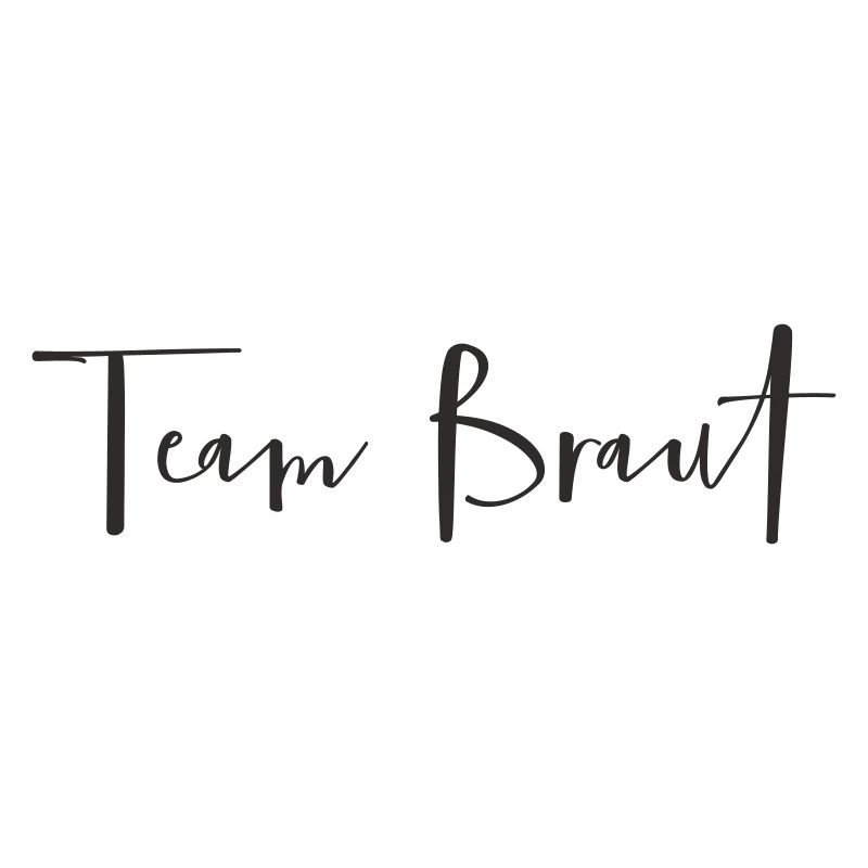 Team Bride – Funny Bachelor Party Text Design