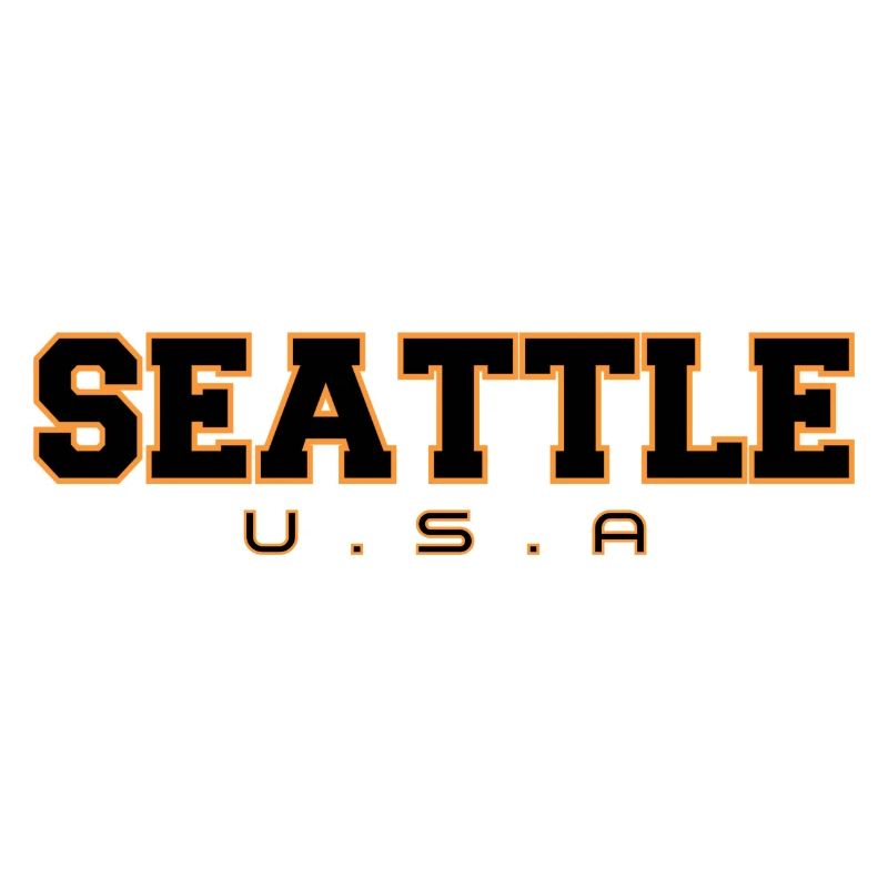 Seattle U.S.A. Schriftzug