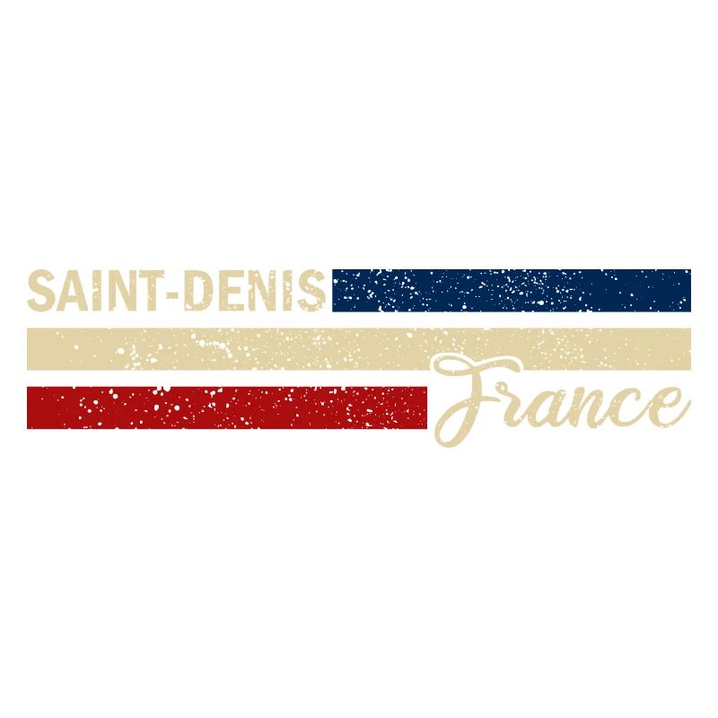 France - Saint-Denis - Frankreich - Flagge