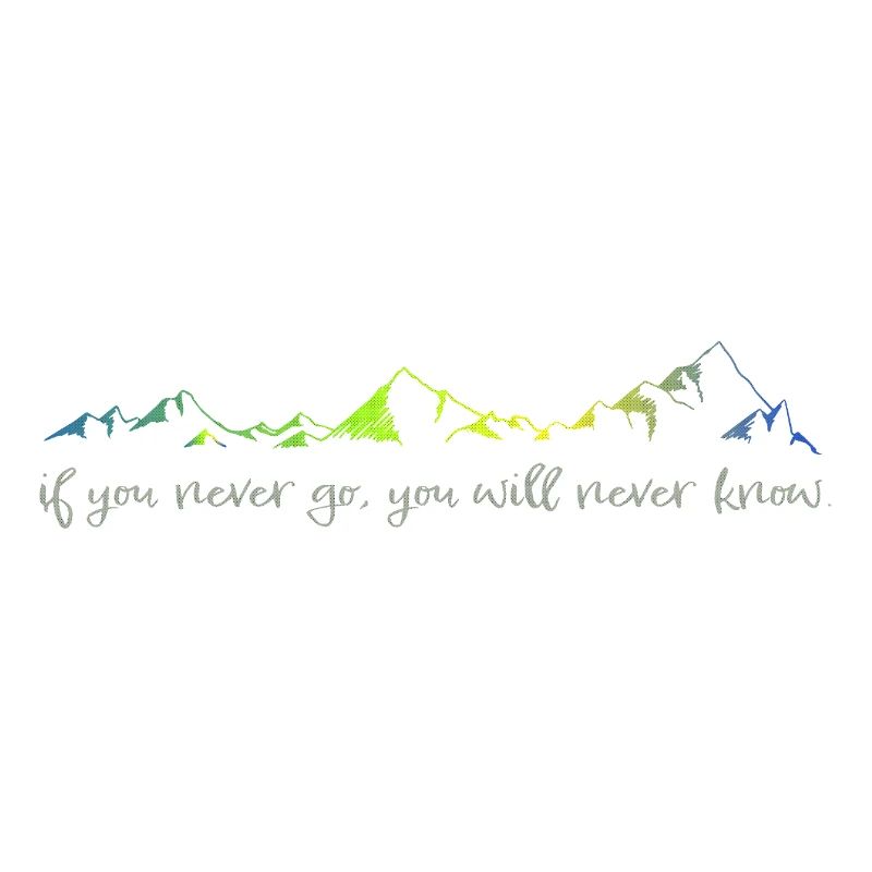 never go, never know