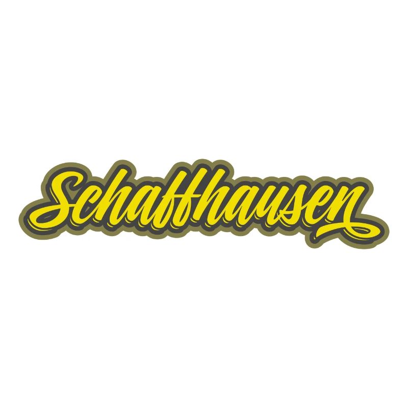 Schaffhausen Script Schriftzug