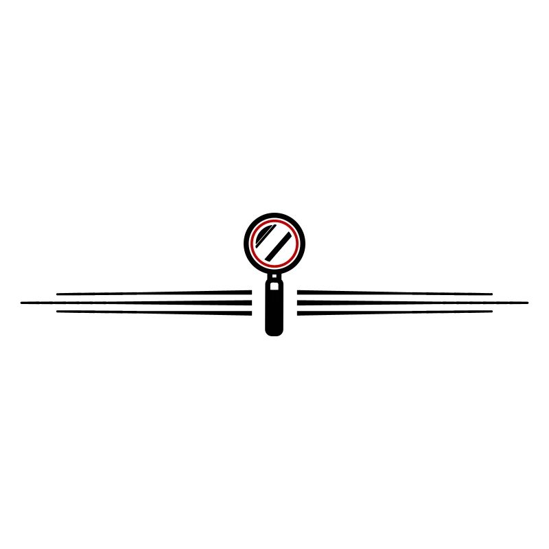 Lupe Symbol Linie