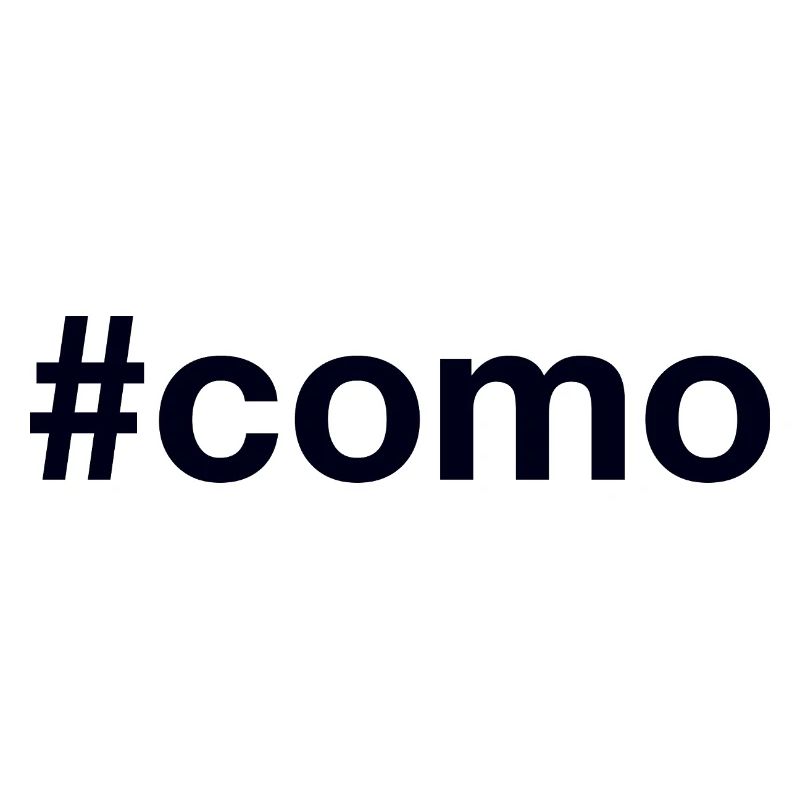 COMO Hashtag