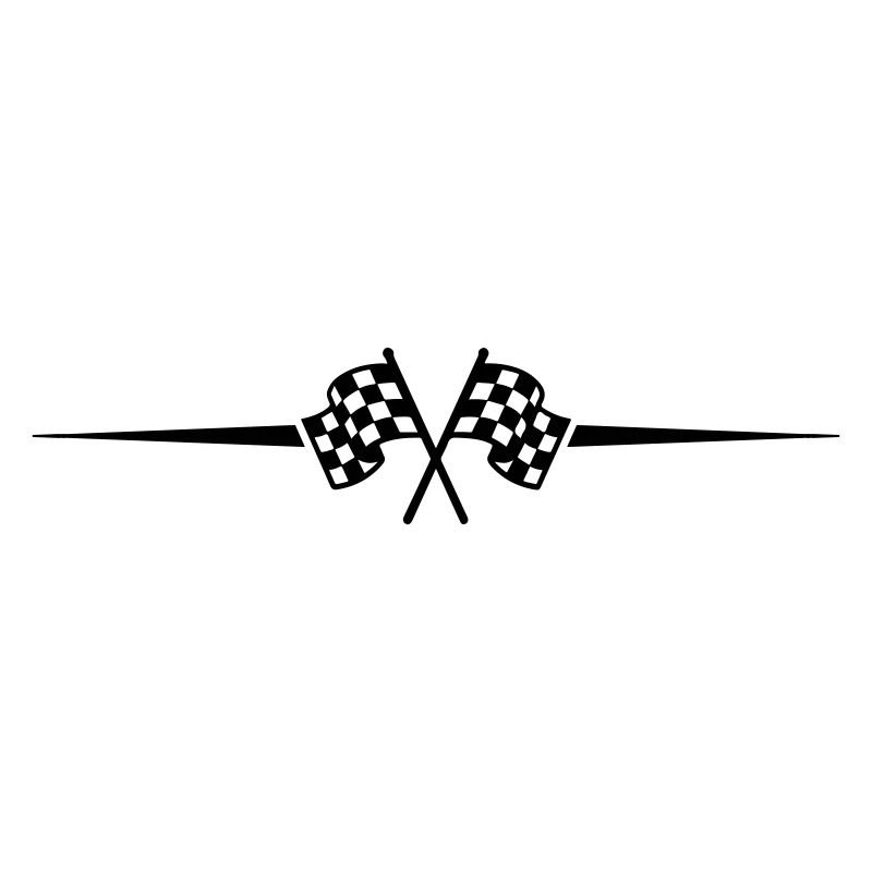 Icône de course de drapeau de course