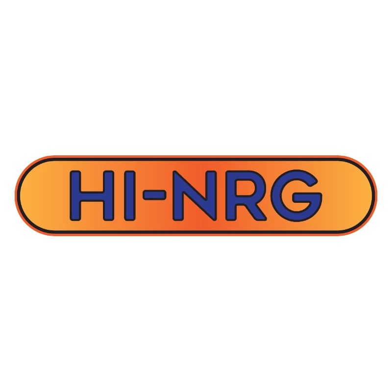 Hi-NRG Retro Neon Text