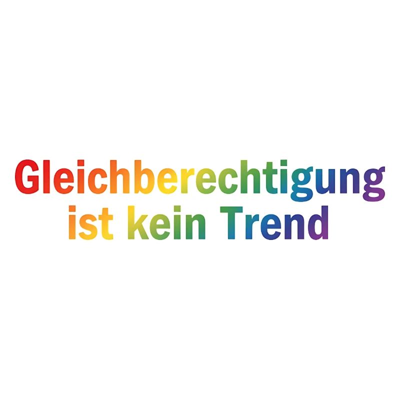 Equality is not a trend