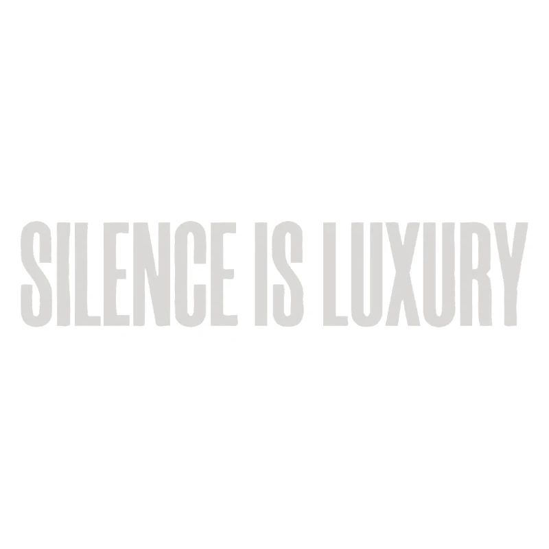 Minimalist Premium Typography Design 