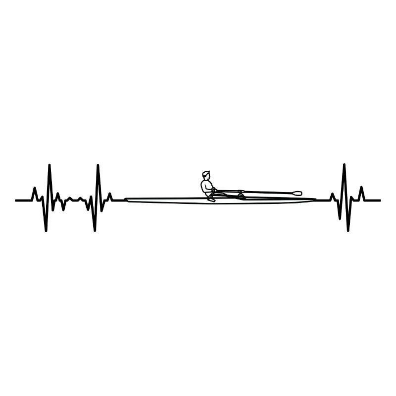 Ruderboot EKG Herzlinie