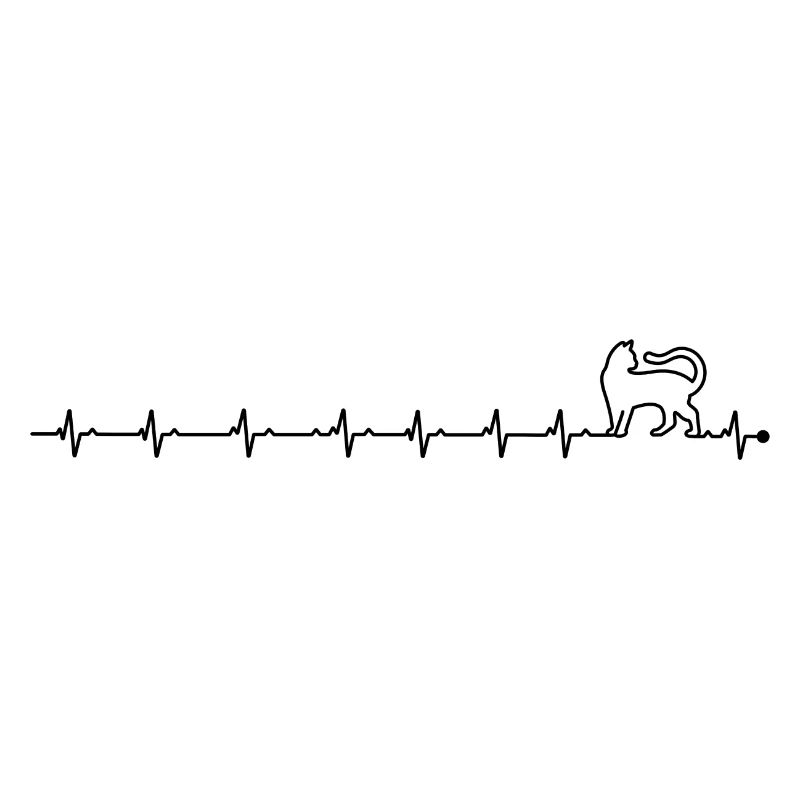 Herzschlag-Katze