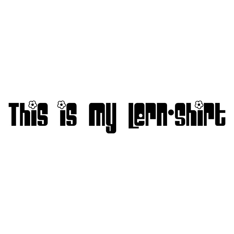 Learning shirt