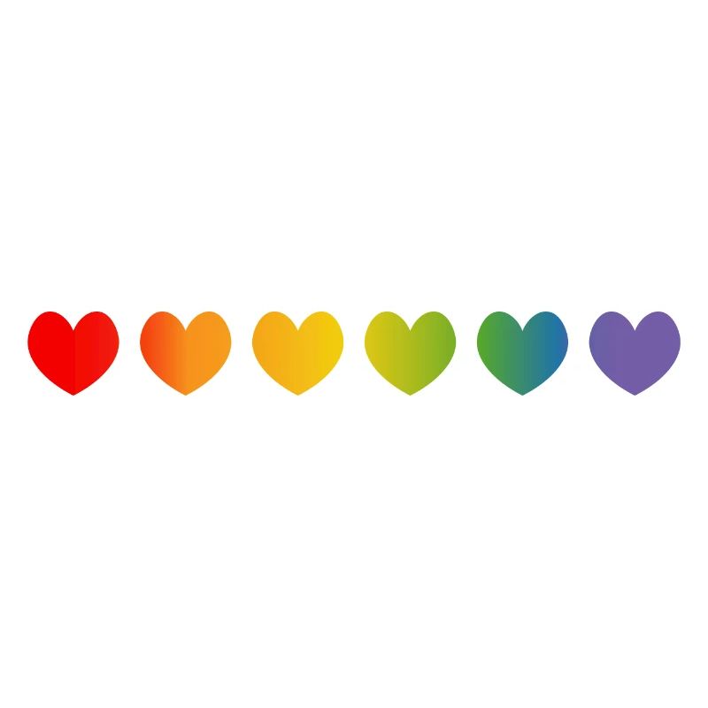 Regenbogenherzchen Verlauf