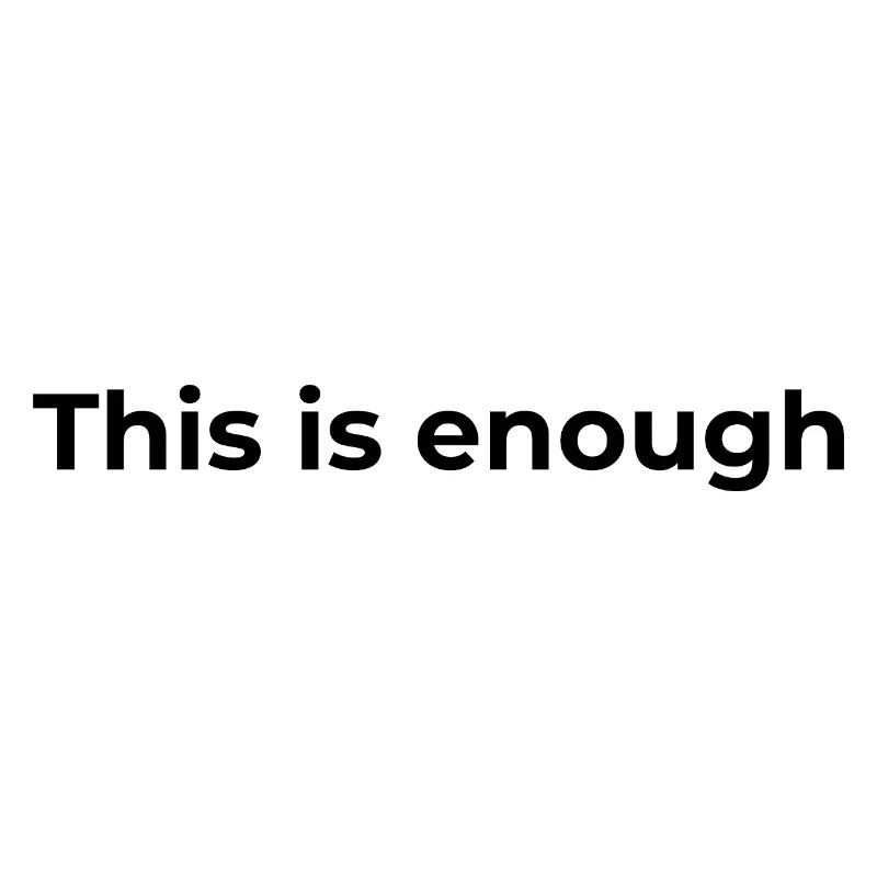 Affirmation Gift | This is enough