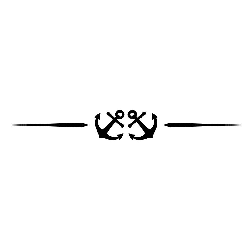 Anker Linie Symbol