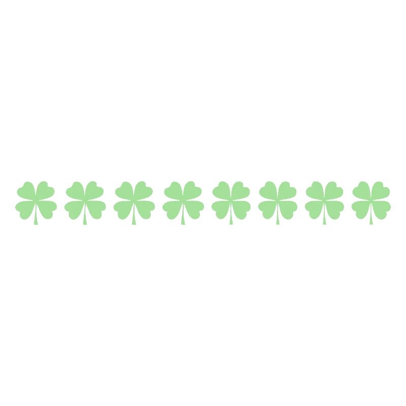 Pastel Clover Row