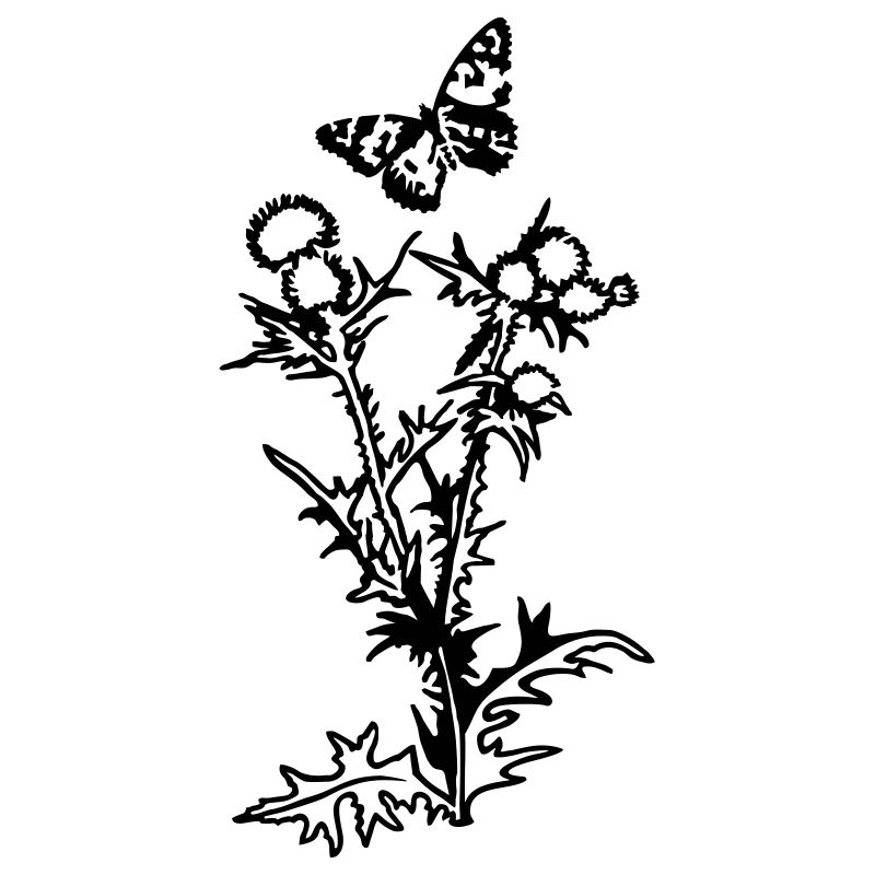 Thistle - design color selectable