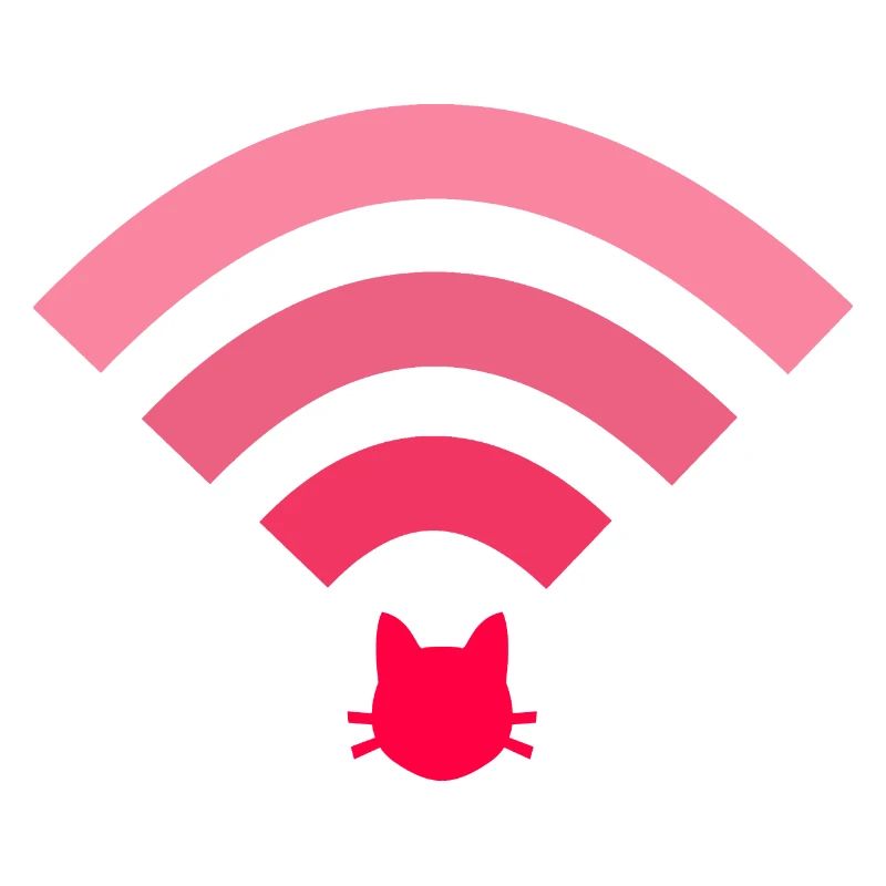 wifi katze rosa